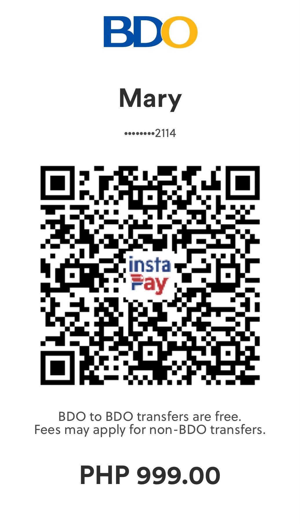 BDO QR code